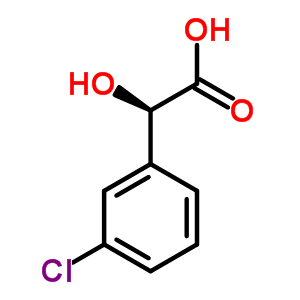 (R)-(-)-3-chloromandelic acid Structure,61008-98-8Structure