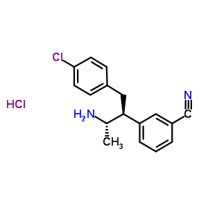 Benzonitrile, 3-[(1S,2S)-2-amino-1-[(4-chlorophenyl)methyl]propyl]-, hydrochloride (1:1) Structure,610791-48-5Structure