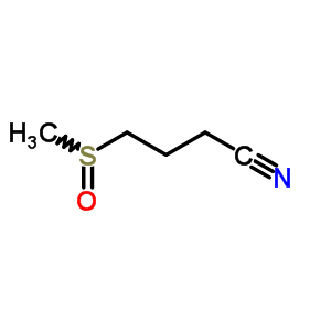 Butanenitrile, 4-(methylsulfinyl)- Structure,61121-65-1Structure