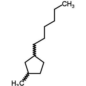 1-Hexyl-3-methylcyclopentane Structure,61142-68-5Structure