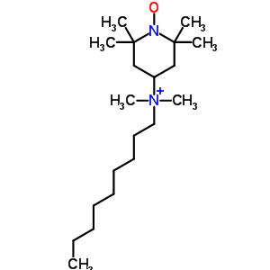 4-(N,n-dimethyl-n-nonyl)ammonium-2,2,6,6-tetramethylpiperidine-1-oxyl Structure,61165-80-8Structure