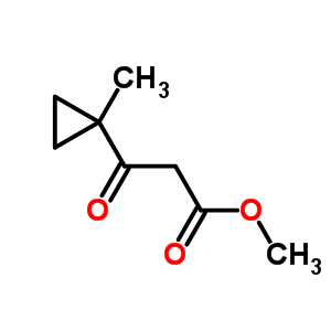 Methyl 3-(1-methylcyclopropyl)-3-oxo-propanoate Structure,61185-33-9Structure