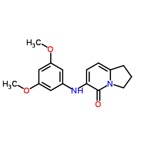 6-[(3,5-Dimethoxyphenyl)amino]-2,3-dihydro-5(1h)-indolizinone Structure,612065-08-4Structure