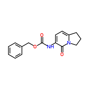 Benzyl (5-oxo-1,2,3,5-tetrahydro-6-indolizinyl)carbamate Structure,612065-14-2Structure