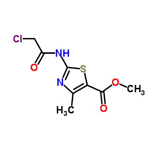 Methyl 2-[(chloroacetyl)amino]-4-methyl-1,3-thiazole-5-carboxylate Structure,6125-36-6Structure