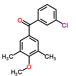 3-Chloro-3,5-dimethyl-4-methoxybenzophenone Structure,61259-85-6Structure