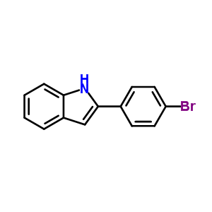 2-(4-Bromophenyl)-1h-indole Structure,6127-49-7Structure