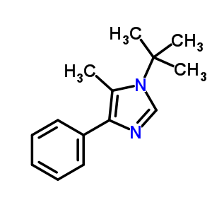 1-T-butyl-5-methyl-4-phenylimidazole Structure,61278-76-0Structure