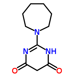 2-(Hexahydro-1h-azepin-1-yl)pyrimidine-4,6(1h,5h)-dione Structure,61280-30-6Structure