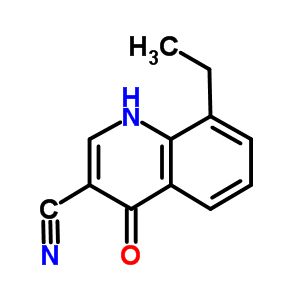 8-Ethyl-4-hydroxy-3-quinolinecarbonitrile Structure,61338-17-8Structure