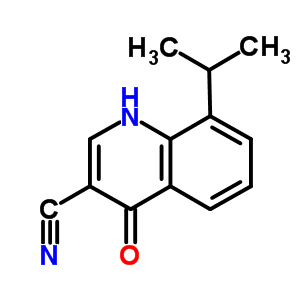 4-Hydroxy-8-(1-methylethyl)-3-quinolinecarbonitrile Structure,61338-21-4Structure