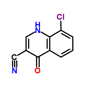 8-Chloro-4-hydroxyquinoline-3-carbonitrile Structure,61338-25-8Structure