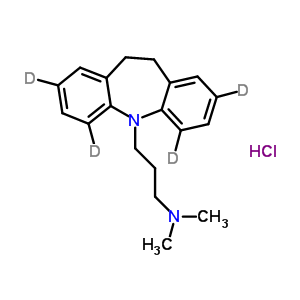 Imipramine-2,4,6,8-d4 hcl Structure,61361-33-9Structure