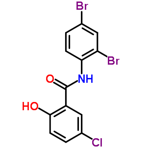 5-Chloro-n-(2,4-dibromophenyl)-2-hydroxy-benzamide Structure,6149-65-1Structure