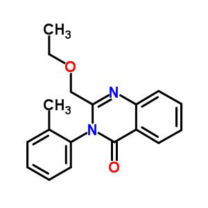 2-(Ethoxymethyl)-3-(2-methylphenyl)quinazolin-4(3h)-one Structure,61554-65-2Structure