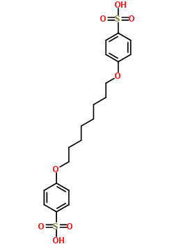 4-[8-(4-Sulfophenoxy)octoxy]benzenesulfonic acid Structure,61575-11-9Structure