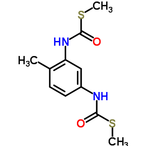 N-[2-methyl-5-(methylsulfanylcarbonylamino)phenyl]-1-methylsulfanyl-formamide Structure,61578-90-3Structure