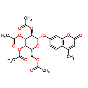 4-Methylumbelliferyl 2,3,4,6-Tetra-O-acetyl-beta-D-galactopyranoside Structure,6160-79-8Structure