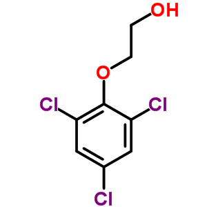 2-(2,4,6-Trichlorophenoxy)ethanol Structure,6161-87-1Structure