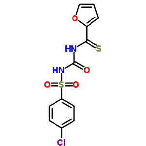 1-(4-Chlorophenyl)sulfonyl-3-(furan-2-carbothioyl)urea Structure,61720-83-0Structure