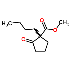 2-Oxo-1-butyl-1-cyclopentanecarboxylic acid methyl ester Structure,61777-25-1Structure