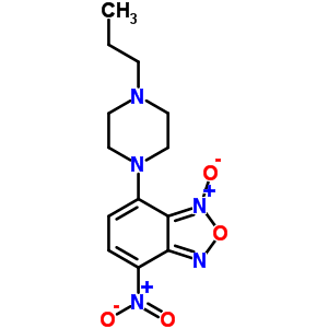 4-Nitro-7-(4-propyl-1-piperazinyl)benzofurazane 1-oxide Structure,61785-52-2Structure