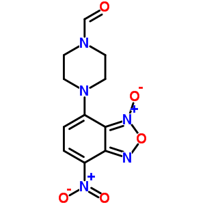 7-(4-Formyl-1-piperazinyl)-4-nitrobenzofurazane 1-oxide Structure,61785-55-5Structure