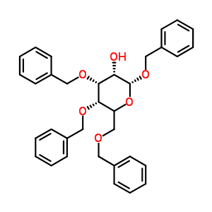 1,3,4,6-Tetra-o-benzyl-b-d-galactopyranoside Structure,61820-04-0Structure