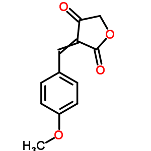 (3Z)-3-(4-methoxybenzylidene)-2,4(3h,5h)-furandione Structure,61853-41-6Structure