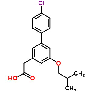 4’-Chloro-5-isobutoxy-3-biphenylacetic acid Structure,61888-63-9Structure