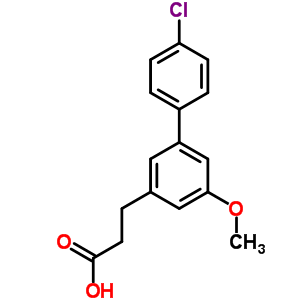 4’-Chloro-5-methoxy-3-biphenylpropionic acid Structure,61888-68-4Structure