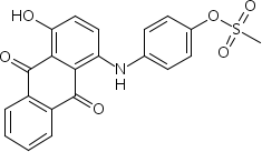 Disperse violet  57 Structure,61968-60-3Structure