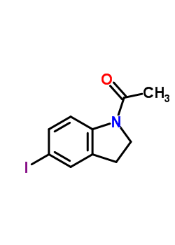 1-Acetyl-2,3-dihydro-5-iodoindole Structure,61995-51-5Structure