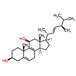 (22E)-ergosta-5,8,22-triene-3beta,11-diol Structure,62005-66-7Structure