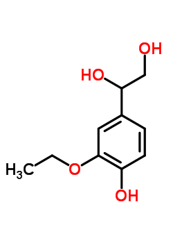 3-Ethoxy-4-hydroxyphenylglycol Structure,62024-68-4Structure