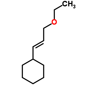 Cyclohexane,[(1e)-3-ethoxy-1-propen-1-yl]- Structure,62103-22-4Structure