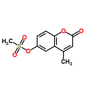 4-Methyl-6-methylsulfonyloxy-chromen-2-one Structure,62113-91-1Structure