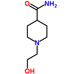 1-(2-Hydroxy-ethyl)-piperidine-4-carboxylic acid amide Structure,62124-30-5Structure