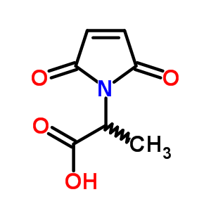 2-(2,5-Dioxo-2,5-dihydro-pyrrol-1-yl)-propionic acid Structure,62212-14-0Structure