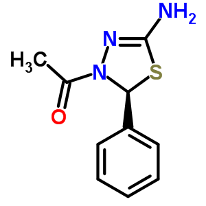 1-(5-Amino-2-phenyl-[1,3,4]thiadiazol-3-yl)-ethanone Structure,62236-09-3Structure