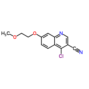 4-Chloro-7-(2-methoxyethoxy)-3-quinolinecarbonitrile Structure,622369-73-7Structure