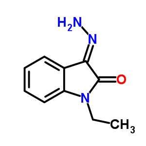 1-Ethyl-3-hydrazono-1,3-dihydro-indol-2-one Structure,62295-16-3Structure