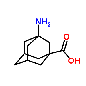 3-Amino-1-adamantanecarboxylic acid Structure,6240-10-4Structure