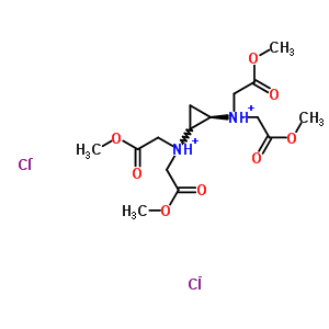 Methyl 2-[[2-(bis(methoxycarbonylmethyl)amino)cyclopropyl]-(methoxycarbonylmethyl)amino]acetate Structure,62491-03-6Structure