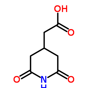 (2,6-Dioxo-piperidin-4-yl)-acetic acid Structure,6258-28-2Structure