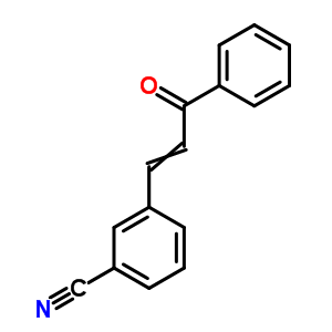 Benzonitrile,3-(3-oxo-3-phenyl-1-propen-1-yl)- Structure,62584-53-6Structure