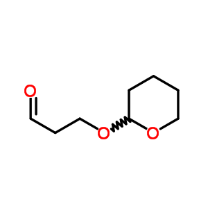 3-[(Tetrahydro-2h-pyran-2-yl)oxy]propanal Structure,62592-78-3Structure