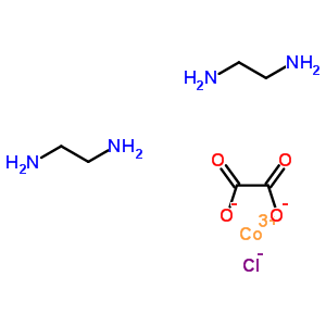 Cobalt(+3) oxalate chloride ethane-1,2-diamine Structure,62598-17-8Structure