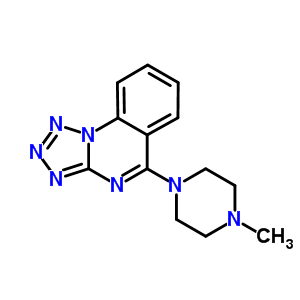 Tetrazolo[1,5-a]quinazoline, 5-(4-methyl-1-piperazinyl)- Structure,62645-02-7Structure