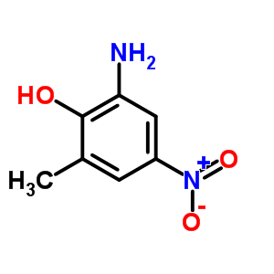 2-Amino-6-methyl-4-nitrophenol Structure,6265-03-8Structure